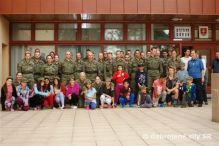 Charitatvna akcia vojakov DVP v detskom domove Necpaly