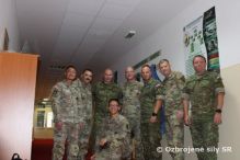 Návšteva príslušníkov Národnej gardy štátu Indiana